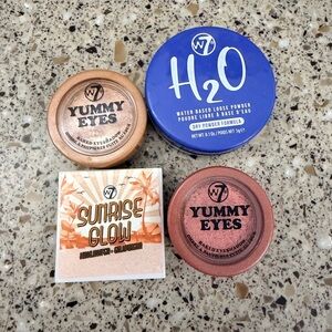 W7 Yummy Eyes and H2O Makeup Set - Bronze and Blue